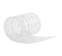 IMIKEYA Règle de Mesure des Fissures Double Face 0,15 Mm Épaisseur, Jauge de Largeur Transparente Multifonctionnelle pour Inspection Précise des Défauts et Analyse Industrielle