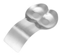 IMIKEYA Repose-cuillère Grand Plateau à Couverts Pratique Forme en Arc Double en Acier Inoxydable 430 Argenté Support Ustensiles la Cuisine pour Maison