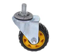 IMIKEYA Roue Pivotante pour Cric Hydraulique 75 Mm en Nylon Robuste, Accessoire pour Cric de Voiture et Remorque, Roulettes de Remplacement Universelles pour Manutention et Entretien