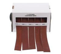 IMIKEYA Rouleaux Abrasifs Multi-usages en Toile Émeri Sèche, Grain Moyen, Format Boîte, Rouleau Étirable pour Ponçage Bois, Métal et Verre, Travaux Manuels et Finition Précise