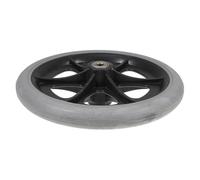 IMIKEYA Roulette de Rechange Pivotante 7 Pouces pour Fauteuil Roulant Roue Pleine Grise Robuste Accessoire Polyvalent Silencieux Remplacement Pratique pour Roues Frontales de