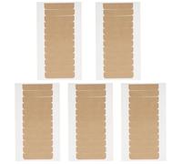 IMIKEYA Ruban Adhésif Double Face pour Extensions de Cheveux, 5 Feuilles Couleur Kaki, Bande Adhésive pour Postiche et Système Lace Front, Support Léger et Discret pour Soins Capillaires