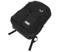 IMIKEYA Sac à Dos pour Étudiants Sac à Dos Élégant en Toile Oxford et Polyester, Grande Capacité, Léger, Multi-rangements, Noir, pour École et Voyage