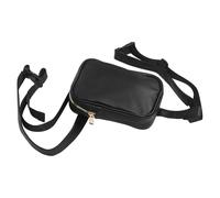 IMIKEYA Sacoche de Jambe Noire en PU Sangles Réglables et Bandes Élastiques pour Téléphone Portable, pour Chasse et Activités Outdoor