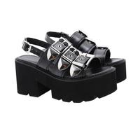 IMIKEYA Sandales Femme Semelle Épaisse Confortable Sandales Ouvertes Mode pour Femmes
