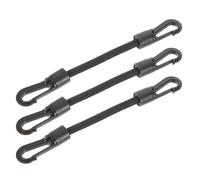 IMIKEYA Sangle D'arrimage Multifonction 3pcs pour Camping Extérieur, Crochet Élastique en Pom Corde en Caoutchouc, Facile à Transporter et Réduit L'impact du Vent