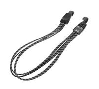 IMIKEYA Sangle Élastique avec Crochets pour Vélo Tendeur Bungee Portable pour Fixation Bagages Moto Kayak et Scooter Résistante et Facile à Utiliser Noire