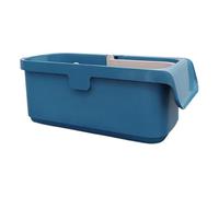 IMIKEYA Seau de Nettoyage Rectangulaire Grand Format en Plastique Épais avec Poignée Portable Compatible Balai à Franges Plats pour Lavage de Sols et Nettoyage Domestique