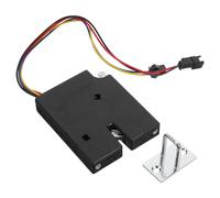 IMIKEYA Serrure de porte en alliage de titane - Serrures électromagnétiques pour portes de placard, loquet de sécurité pour réfrigérateur/congélateur coffre, verrou de sécurité électrique