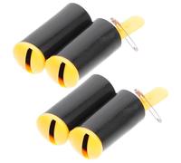 IMIKEYA Sifflets d'entraînement Portables pour Pigeons en ABS - 2 pièces sûres avec fréquence Ajustable pour Dressage de Pigeons Voyageurs Couleur Aléatoire