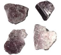 IMIKEYA Spécimens Minéraux de Mica Violet Naturel 100 G Minerai Brut en Plaques Matériau Pédagogique pour L’Étude Géologique et L’Enseignement Scientifique