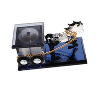 IMIKEYA Statue De Calèche en Cristal Glamour avec Base De Parfum De Mariage Parfait pour