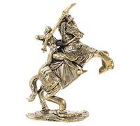 IMIKEYA Statuette Cheval Vintage en Laiton, Sculpture de Cheval Compacte