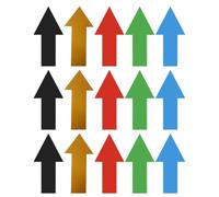 IMIKEYA Stickers Muraux Flèches Directionnelles Installation Facile et Amovible en Pvc Adhésif, 30 Pièces Couleur Aléatoire pour Bureaux et Espaces Publics