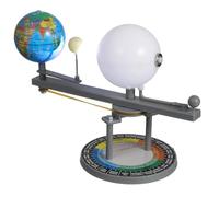 IMIKEYA Sun Earth Moon Model : instruments de science astronomique simulateur d'éclipse à trois sphères éducatif améliore la compréhension des mouvements célestes 8. 66 cm DIY orbital