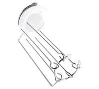 IMIKEYA Support à Brochettes de Kebab Suspendu en Acier Inoxydable Bac d'Égouttage 5 Broches Incluses Accessoire Barbecue Portable pour Grillades en Plein Air et Camping Kit