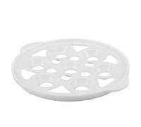 IMIKEYA Support à Œufs Vapeur en Plastique 15 CM Grille de Cuisson Perforée Multi-Usage pour Œufs Durs et Légumes Plateau Porte-Vapeur Robuste Compatible Casseroles Cuisson Saine et