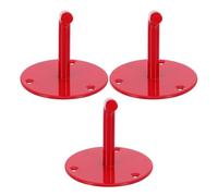 IMIKEYA Support Compatible 3 Extincteur Mural Pièces Rouge pour 2-9kg Crochets et Robustes Installation Facile pour Véhicules et Maisons Sécurisées
