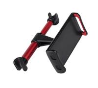 IMIKEYA Support D’Appui-Tête pour Siège Arrière de Voiture Rotation 360° Compatible Téléphone et Tablette Fixation Réglable Matériau Solide Couleur Rouge Accessoire Voiture pour