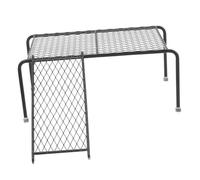 IMIKEYA Support d'alimentation Et Perchoir pour Animaux De Compagnie - Grille De Poulailler en Fer Forgé avec Cachette pour Poussins Et Petits Animaux - Lit Pratique Et Durable pour