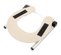 IMIKEYA Support D'appui-tête Confortable Beige en Alliage D'aluminium, Accessoire Multifonctionnel Portable pour Table de Massage pour Oreillers Spéciaux et Tapis