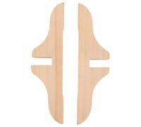 IMIKEYA Support de Base en Bois pour Séparateur de Pièce 2pcs, Pieds Stables et Faciles à Ranger, pour Bureau et Espace Détente