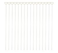 IMIKEYA Support de Carte en Métal Doré 40pcs de Cœur, Clip à Bouquet Fiable et Stable pour Mariage, Grands Événements et Décorations