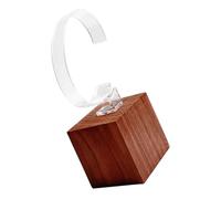 IMIKEYA Support de Montre Noir avec Anneau Transparent C Présentoir de Rangement et Affichage pour Montres-Bracelets Support Portable et Pratique pour Maison et Boutique