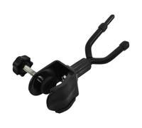 IMIKEYA Support de Pupitre pour Violon Portable en Métal et Plastique Noir Accroche Cintre pour Salles de Répétition et Lieux de Spectacle