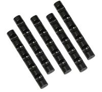 IMIKEYA Support de Rangement pour Stylos à en Plastique Noir 5 Compartiments Porte-Stylo Compact pour Outils de Nail Art Repose-Stylo Pratique pour Manucure et Décoration D’