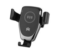 IMIKEYA Support de Téléphone de Voiture Rotatif Léger en ABS et PVC Chargeur sans Fil Rapide 10w pour Grille D'aération Conduite