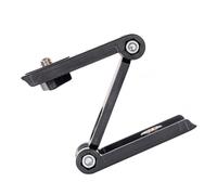 IMIKEYA Support de Téléphone Portable Pliable en Z Pince Tête Panoramique Inclinable Trépied Compact et Stable Adapté pour Smartphone Photo Vidéo en Intérieur et Extérieur