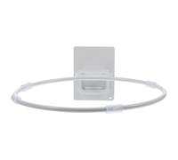 IMIKEYA Support Perçage Blanc Rangement et Présentation Mural Métal en pour, Pliable sans de Ballons de Basket et Football Exposition et Supermarchés