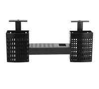 IMIKEYA Support Réglable pour Plantes Aquarium Accessoire Polyvalent pour Aquarium Tortue et Poisson en Plastique Noir avec Plateforme pour Tortue, Ventouse et