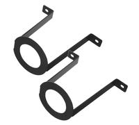 IMIKEYA Support U Lame Chauffante Réglable pour Terrarium Aquarium 2pcs Noir Fixation Sécurisée