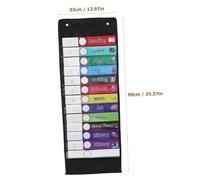 IMIKEYA Tableau à Poche avec Sacs à Suspendre pour Emploi du Mural Et Organisation De Classe