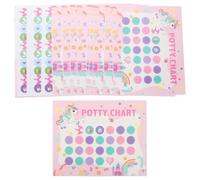 IMIKEYA Tableau D'autocollants Autocollants Réutilisables en Papier Facile à Décoller et Appliquer pour L'apprentissage Propreté Garçon Fille pour Entraînement Pot