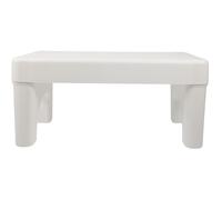 IMIKEYA Tabouret de toilette pour adultes avec repose-pieds épais antidérapant Blanc 1 pièce Aide à s'accroupir pour améliorer la posture des toilettes