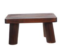 IMIKEYA Tabouret Mobile pour Personnes Âgées, Marchepied Utilitaire en Bois, Rectangulaire, Léger, Usage Intérieur et Extérieur, pour Salle de Bain et Table à Manger