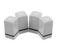 IMIKEYA Tampon d'accords guitare 4pcs en plastique blanc, outil portable pour positionnement rapide des accords, adapté à la pratique et performances mobiles sur guitares classiques et