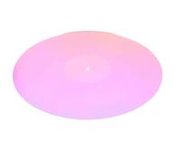 IMIKEYA Tapis Bord Protecteur Design Éclatant de Platine Vinyle Rond et Compatibilité pour Salons et Cafés