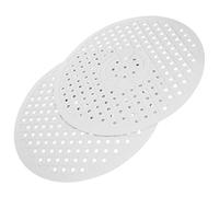 IMIKEYA Tapis De Fond D'Évier Rond en Caoutchouc - Set De 2 Pièces pour Protection De Cuisine - Idéal pour Évier Central Antidérapant Et