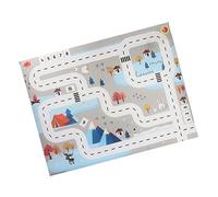IMIKEYA Tapis De Jeu Créatif Pour Garçon Fille Tapis De Circulation Pour Bébés Et Garçon Fille Rugueux De Jeu De Route Facile à Transporter