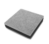 IMIKEYA Tapis d'Isolation Phonique 25X25X52 CM en Feutre Isolant Gris Clair Coussinets Anti-Vibrations pour Caisson de Basses et Haut-Parleurs Équipement d'Isolation Acoustique et