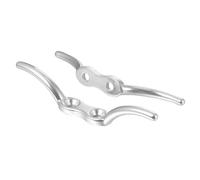 IMIKEYA Taquet de Corde en Acier Inoxydable Argenté 2pcs Solide avec Grosse Zone d'attache pour Bateau et Quai Garage