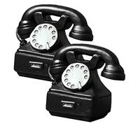 IMIKEYA Téléphone Antique Décoratif Vintage Avec Fil Téléphone Fixe Jouet En Résine Pour Garçons Et Filles Art Moderne Pour La Maison