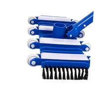 IMIKEYA Tête Aspirateur De Bassin avec Roue Et Brosse pour Nettoyage Facile Et Flexible pour Ramasser Les Débris Au Fond des Bassins