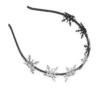 IMIKEYA -tête Flocon De Neige Pour Enfants - Accessoire De Fête Adorable Avec Flocons De Neige Éclatants Pour Noël Et Événements Festifs Argenté