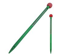 IMIKEYA Thermomètre Vert en Sol Verre Tige Intégrée 10 à 110 à °c | Plastique et Verre, Mesure la Température du Sol, Usage Jardin de Compost, Portable