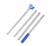 IMIKEYA Tige D'ouverture de Fenêtre Télescopique, Manche de Commande Réglable, Métal et Plastique, Bleue, pour Fenêtres de Toit et Auvents, sans Monter Échelle, pour Écoles et Familles